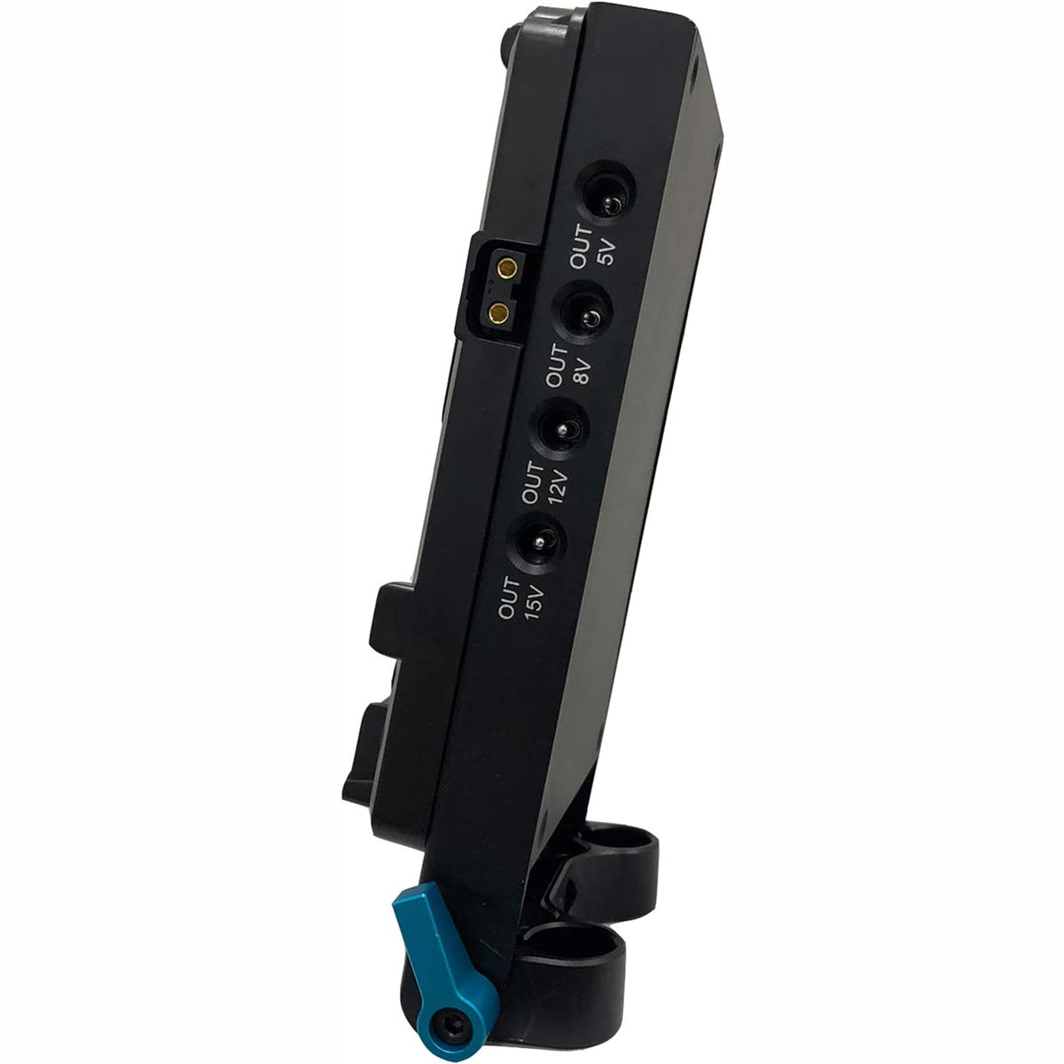 Topcine V-Mount Lock Battery Plate Power Supply Splitter Adapter with 15mm Rod Clamp,with D-Tap、DC and USB Output camera battery charger TOPCINE