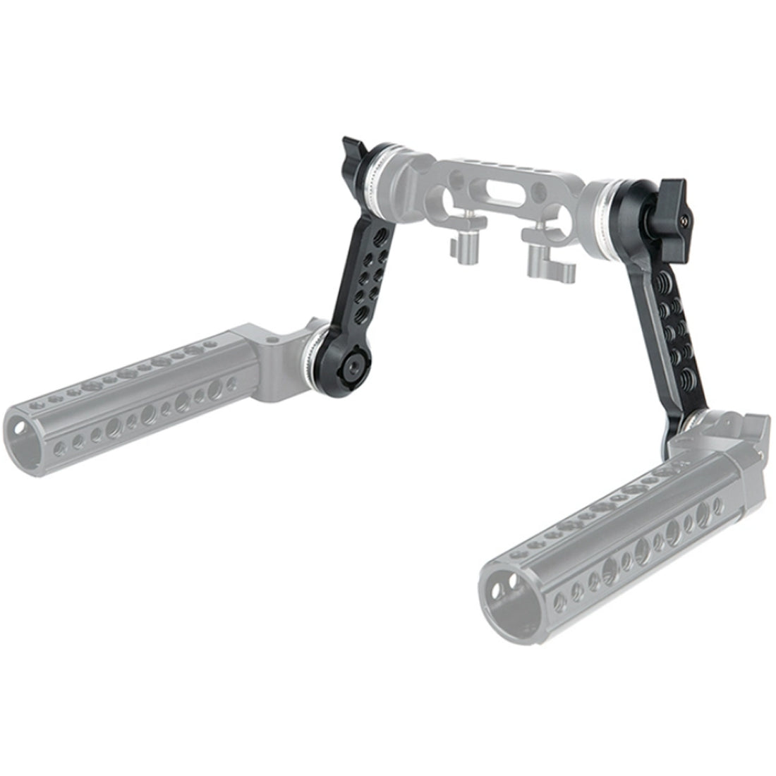 Topcine Rosette Extension Arm with Double ARRI Standard Rosette Mount for Camera Handgrip Heavy Shoulder Rig Support System TOPCINE