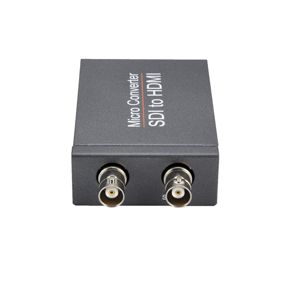 HD 3G Video Micro Converter SDI to HDMI+SDI Adapter ,HDMI in to Two SDI Output Mini 3G HD SD-SDI Video Converter Adapter with Audio Embedder,Support 1080P 60Hz,Auto Format Detection for Camera TOPCINE