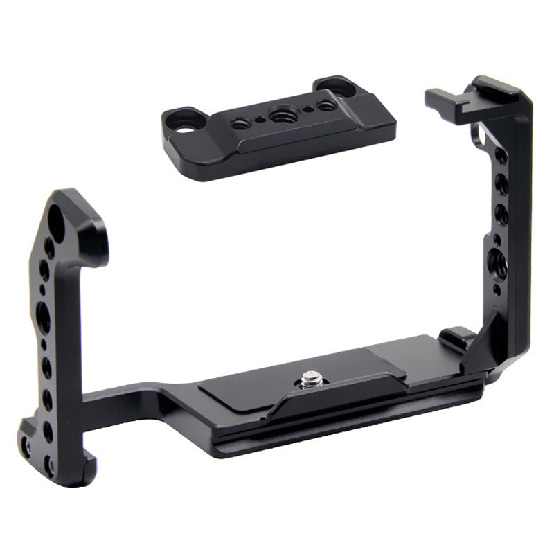 TOPCINE Camera Cage Compatible for SONY FX30/FX3 Camera, 3/8"-16 Locating Holes for ARRI, Cold Shoe Mount for Microphone and Light camera cage TOPCINE
