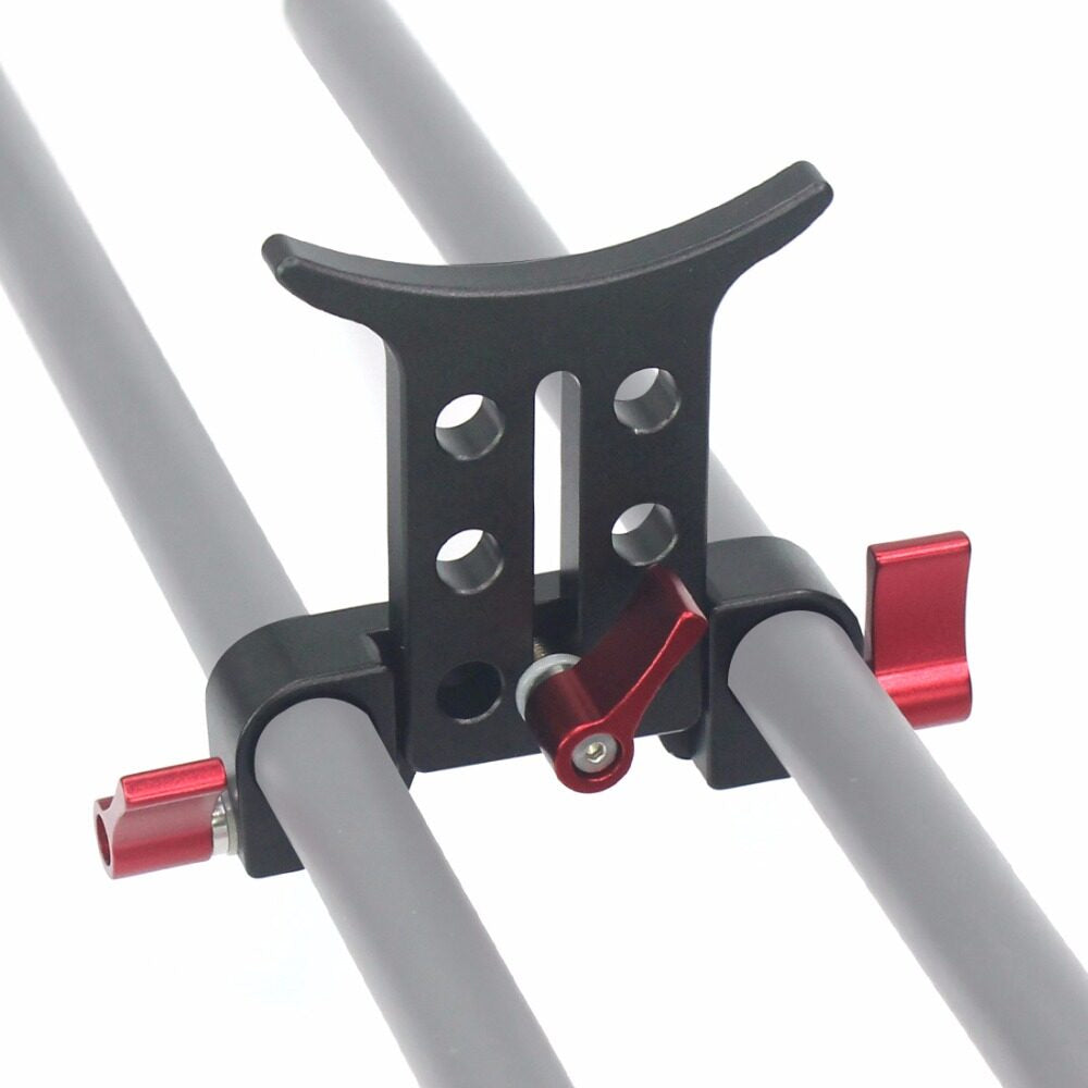 TOPCINE Universal Telephoto Lens Support with 15mm LWS Rod Clamp (Hole distance 60mm ) for Diameter 50mm to 140mm Lenses lens support TOPCINE