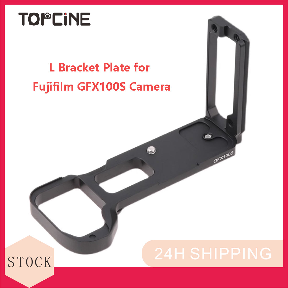 Topcine L Bracket Plate for Fujifilm GFX100S Camera,Quick Release Plate,Horizontal and Vertical Shooting Quick Release Board TOPCINE