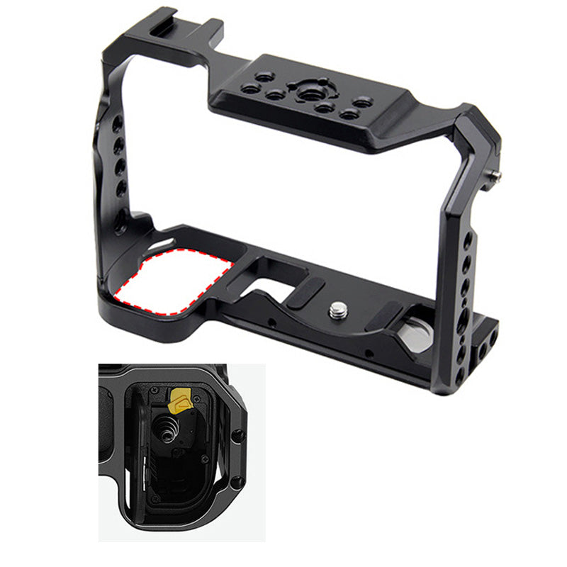 TOPCINE Camera Full Cage Compatible for Nikon Z5/Z6/Z7/Z6II/Z7II Camera,Aluminum Alloy Z6 Camera Cage with Cold Shoe Mount for Microphone and Fill Light camera cage TOPCINE