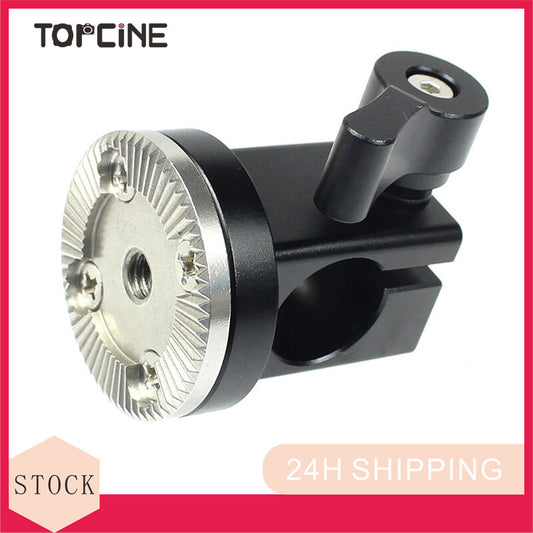 TOPCINE M6 Thread ARRI Style Rosette Mount Applicable with 15mm Single Rod Clamp, Rosette Adapter For DSLR Camera Cage Handgrip  TOPCINE