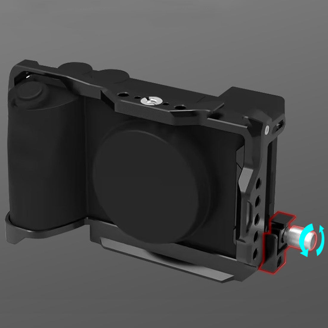 Topcine A6700 Cage Kit for Sony Alpha 6700 Camera, with a Cable Clamp for HDMI,with Arri Locating Holes and Cold Shoe Extension for Microphone/ Light TOPCINE