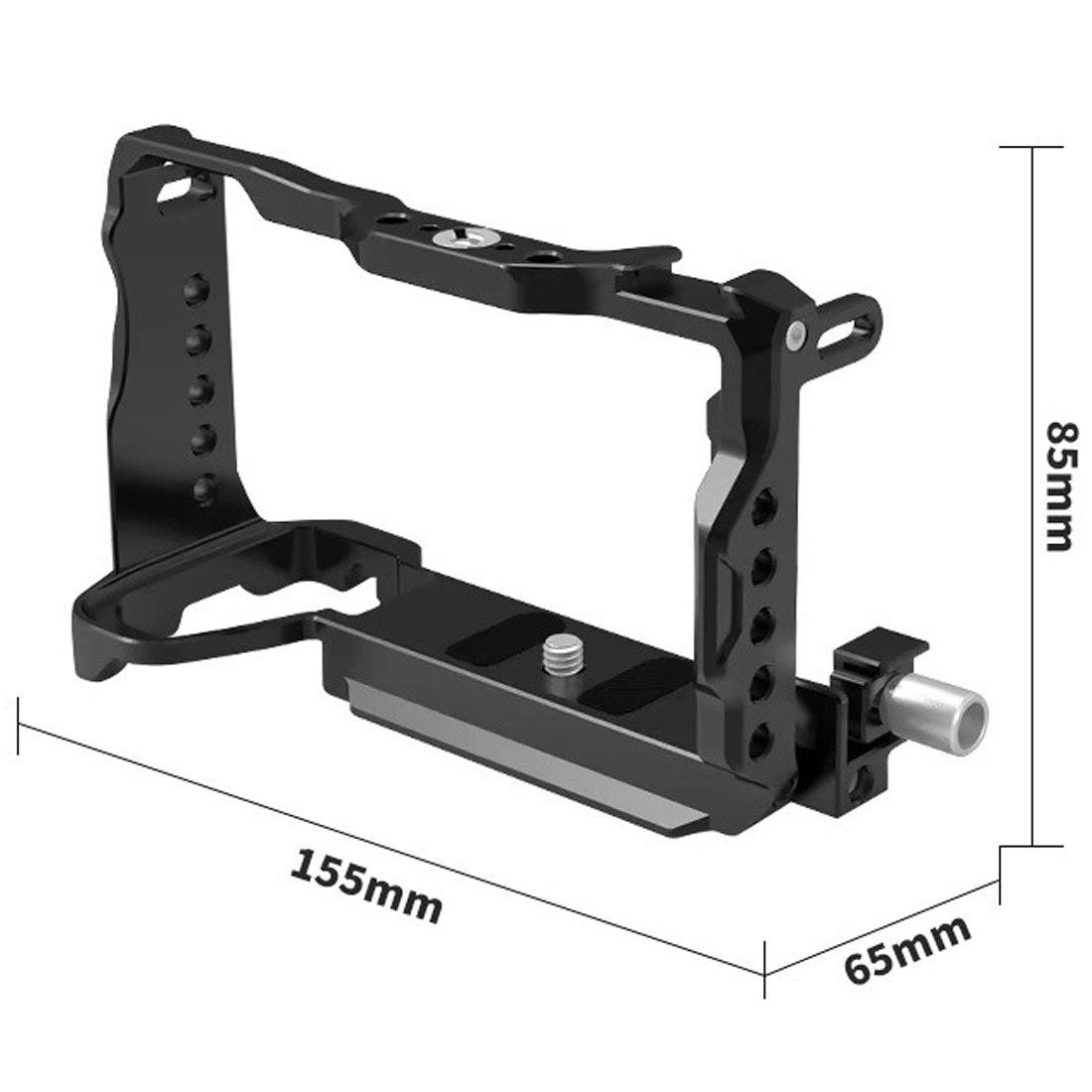 Topcine A6700 Cage Kit for Sony Alpha 6700 Camera, with a Cable Clamp for HDMI,with Arri Locating Holes and Cold Shoe Extension for Microphone/ Light  TOPCINE