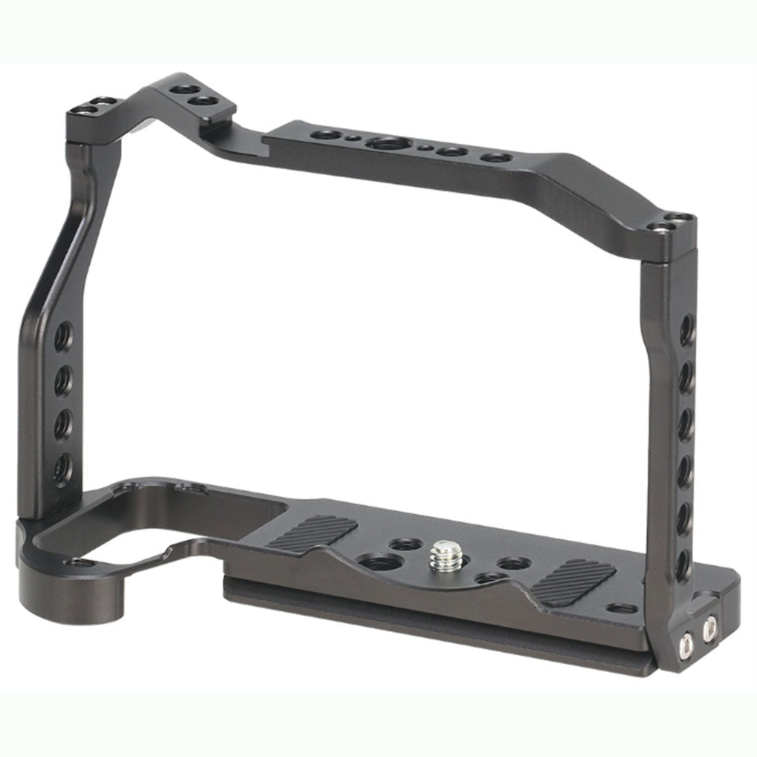 Topcine Camera Cage for Nikon Z50 Camera, Full Aluminium Camera Cage with Multiple 1/4"-20 and 3/8"-16 Holes Cold Shoe Mount Extension for Microphone Light Monitors and More TOPCINE