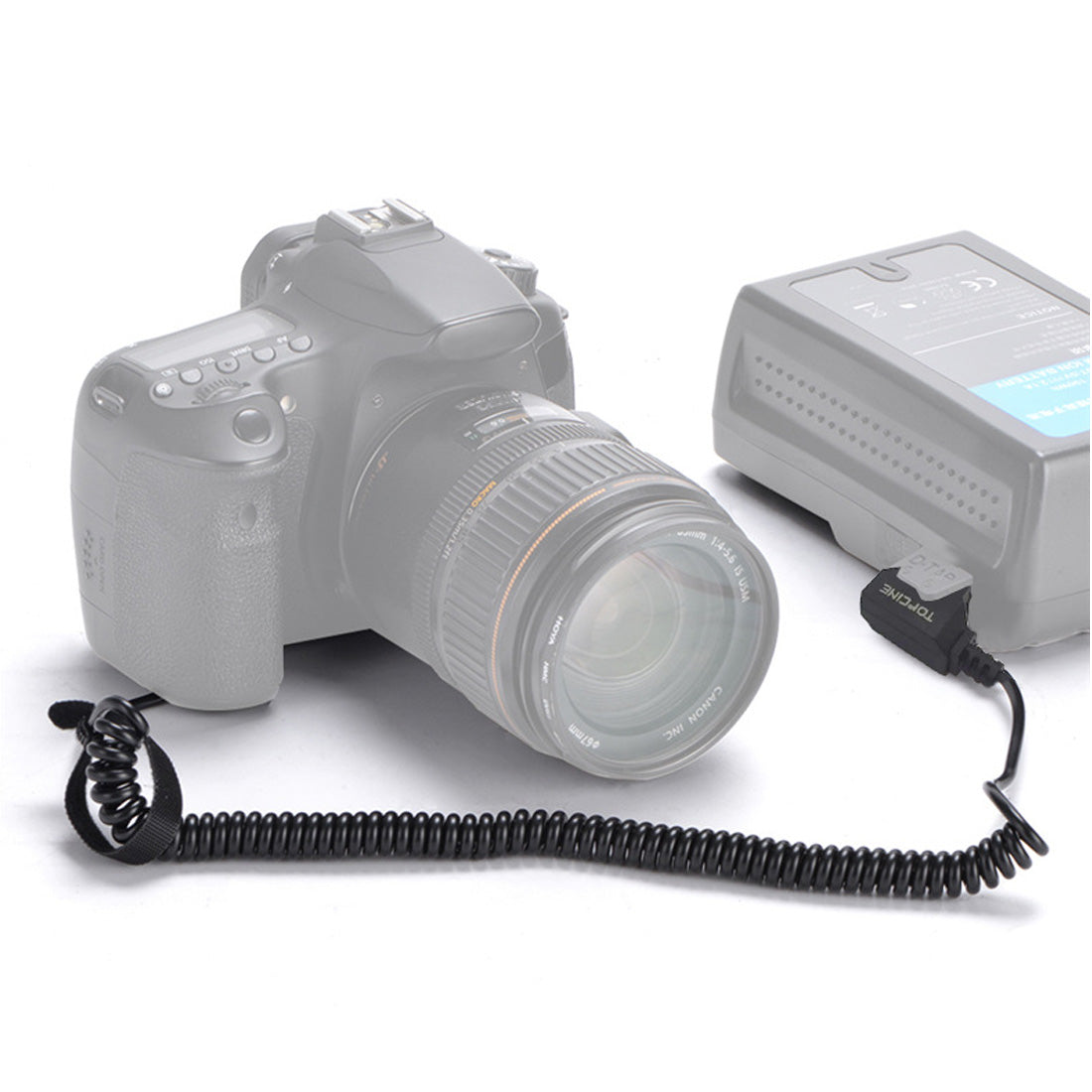 Topcine D-Tap to NP-W235 Dummy Battery to Ptap Camera Power Adapter Compatible for Fujifilm GFX 50S II / 50SII GFX 100S X-H2S / XH2S X-T4 / XT4 X-T5 / XT5 Cameras Fully Decoded 48" Coiled Cable camera dummy battery TOPCINE