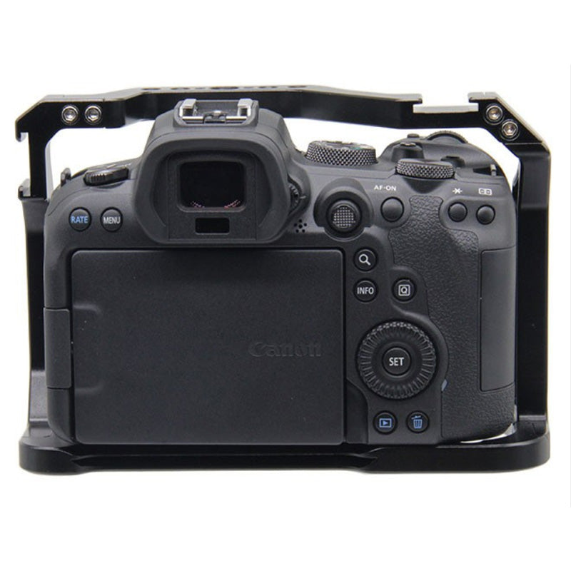 TOPCINE Camera Cage Compatible for Canon EOS R5/R5C/R6 R6markII Camera, Vlogging Video Shooting Filmmaking Rig Stabilizer with Dual Cold Shoe camera cage TOPCINE