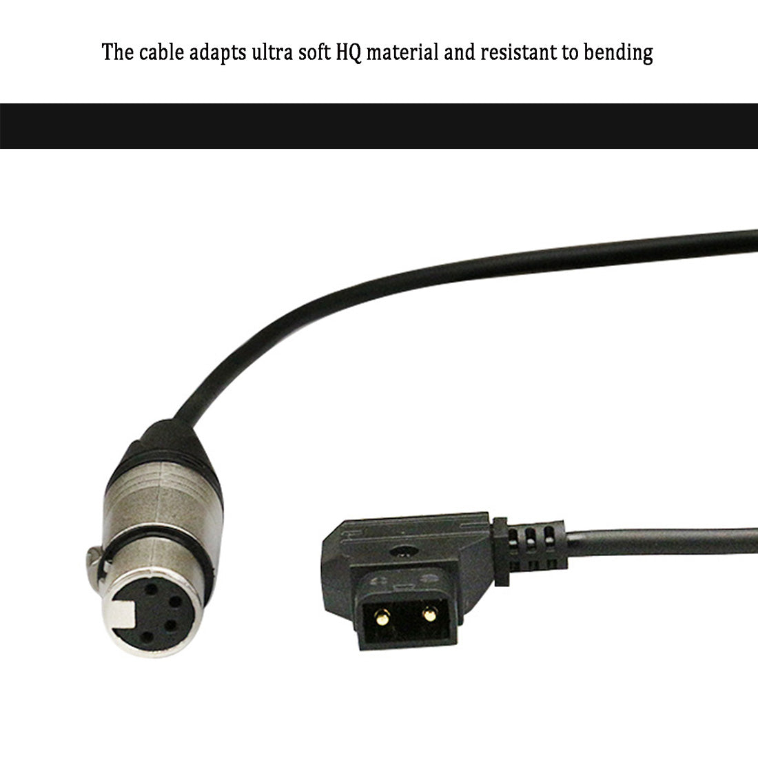 Topcine DTap to 4Pin XLR Power Cable, D-Tap Male to 4Pin XLR Female Cable Compatible for Sony Venice Panasonic Varicam Blackmagic URSA Mini Pro TVlogic Filed Monitor Power Cable Sound Mixers Cable TOPCINE