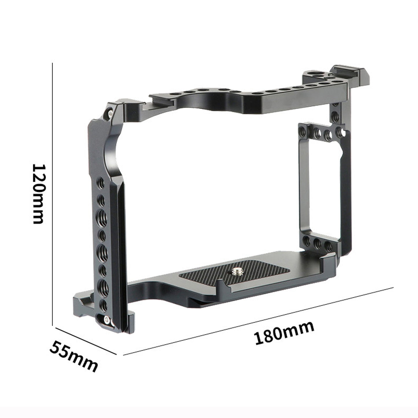 Topcine Camera Cage for Canon EOS 5D Mark II III IV DSLR Camera Case with Dual Cold Shoe Mount for Canon EOS 5D4 5D3 5D2 Camera Rig camera cage TOPCINE