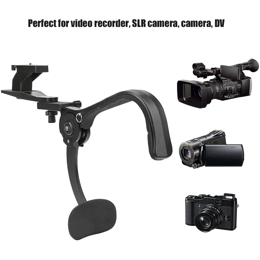 Topcine Camera Shoulder Mount, Outdoor DSLR Camera Strap Photography Shoulder Shock Absorber Bracket Support Stabilizer Rig, 6 KG Load Bearing TOPCINE