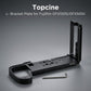 Vertial L-Bracket for Fujifilm GFX100S/GFX50SII Quick Release Plate with Arca Base vertical L plate TOPCINE