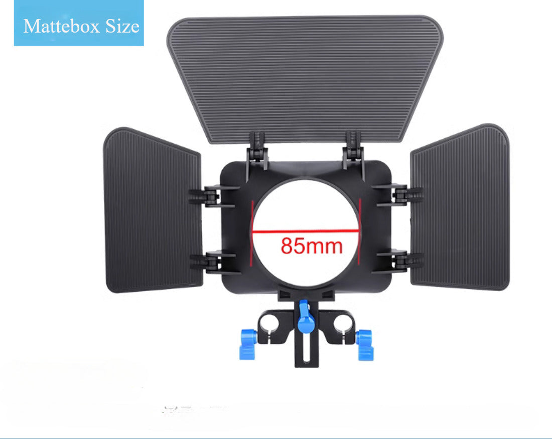 Camera Shoulder Support Rig Kit with Cage & Matte Box for Dslr Video Camcorder camera shoulder rig set TOPCINE