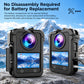 Protective Cage Fit for DJI OSMO 360/360II Action Camera PC Plastic Magnetic Quick Release Action Camera Housing Shell Frame Case