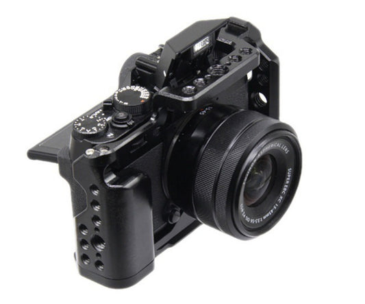 Fujifilm XT30 XT30II XT20 XT10 Cage with Cold Shoe Mount Arca Quick Release Baseplate TOPCINE