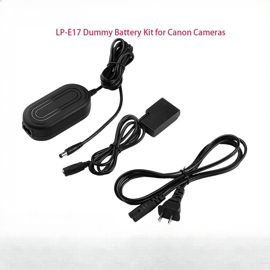 LP-E17 LPE18 Dummy Battery to AC Power Coupler camera dummy battery TOPCINE