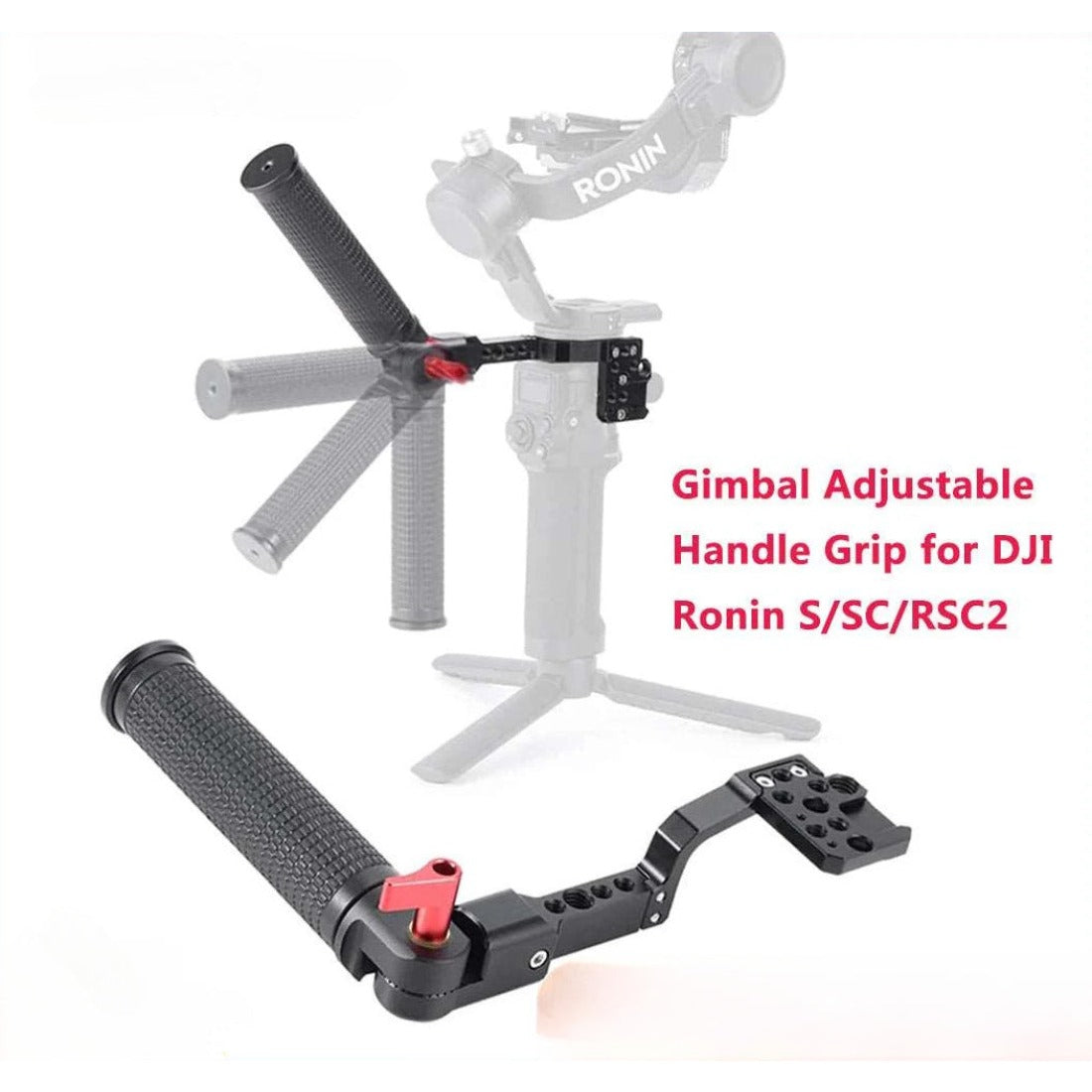 DJI Ronin S SC RSC2 Handle Grip Extension Arm with Cold Shoe Mount gimbal arm TOPCINE
