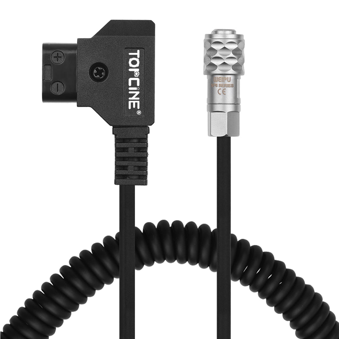 Topcine D-Tap to BMPCC 4K 2 Pin Locking Power Cable for Sony V Mount for Blackmagic Pocket Cinema Camera 4K TOPCINE
