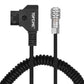 Topcine D-Tap to BMPCC 4K 2 Pin Locking Power Cable for Sony V Mount for Blackmagic Pocket Cinema Camera 4K TOPCINE