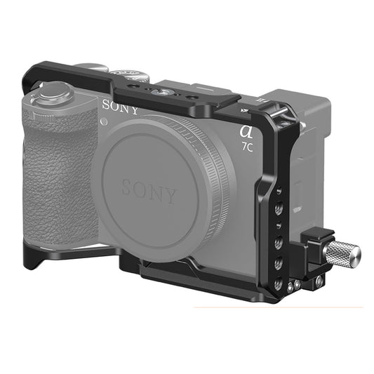 Camera Cage for Sony Alpha A7CII A7CR Camera with Arca-Swiss,Cold Shoe Mount TOPCINE