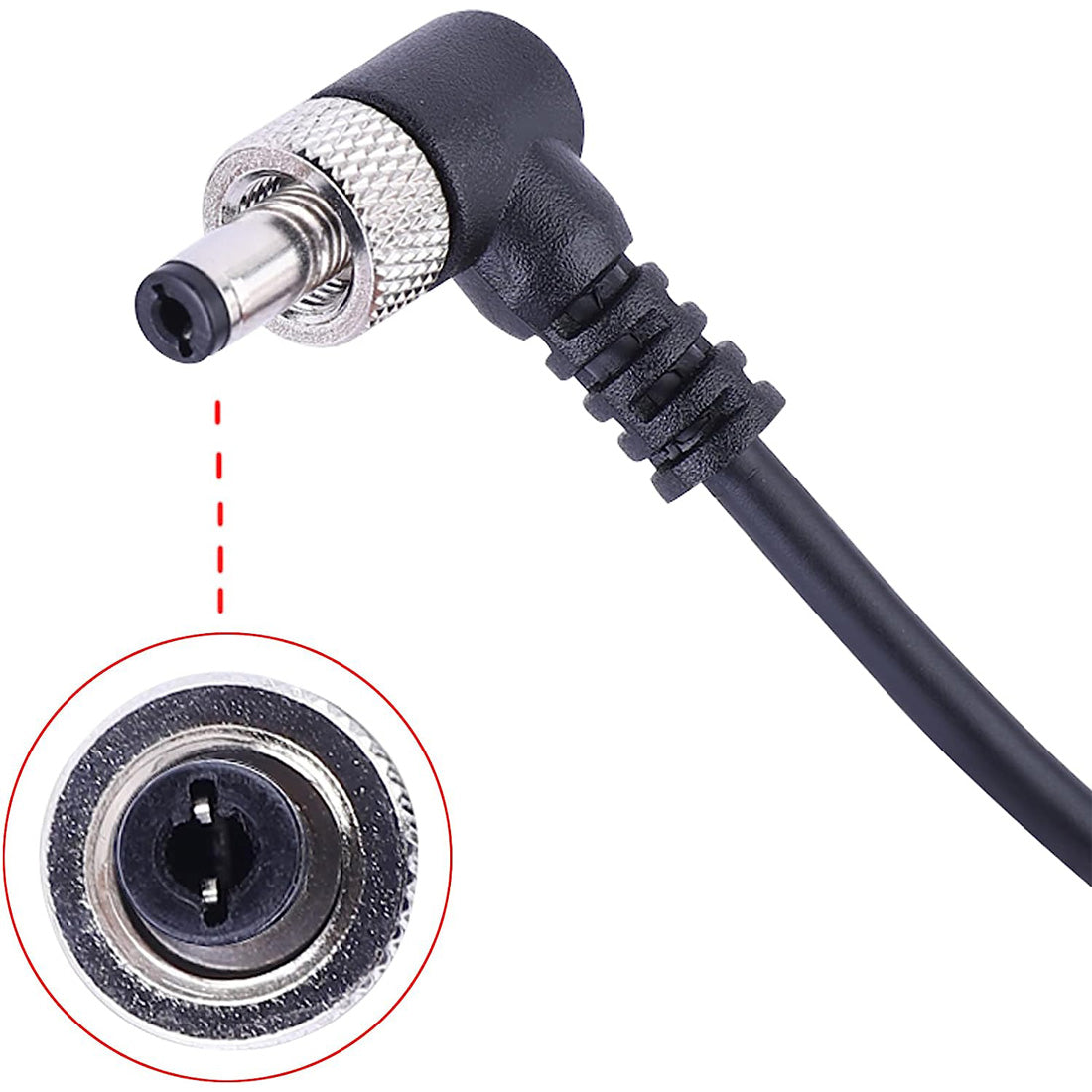 D-Tap to Locking DC 5.5×2.5mm Power Cable for Camera & V-Mount Battery camera cable TOPCINE