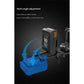 V Mount Battery Plate with Dual 15mm Rod Clamps, Metal V Lock Plate Fits Camera Cage with Support System TOPCINE