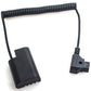 D-Tap to DMW-BLF19 Dummy Battery Adapter Cable For Panasonic DMC GH3 GH4 GH5 GH5S GH6 Cameras dummy battery TOPCINE