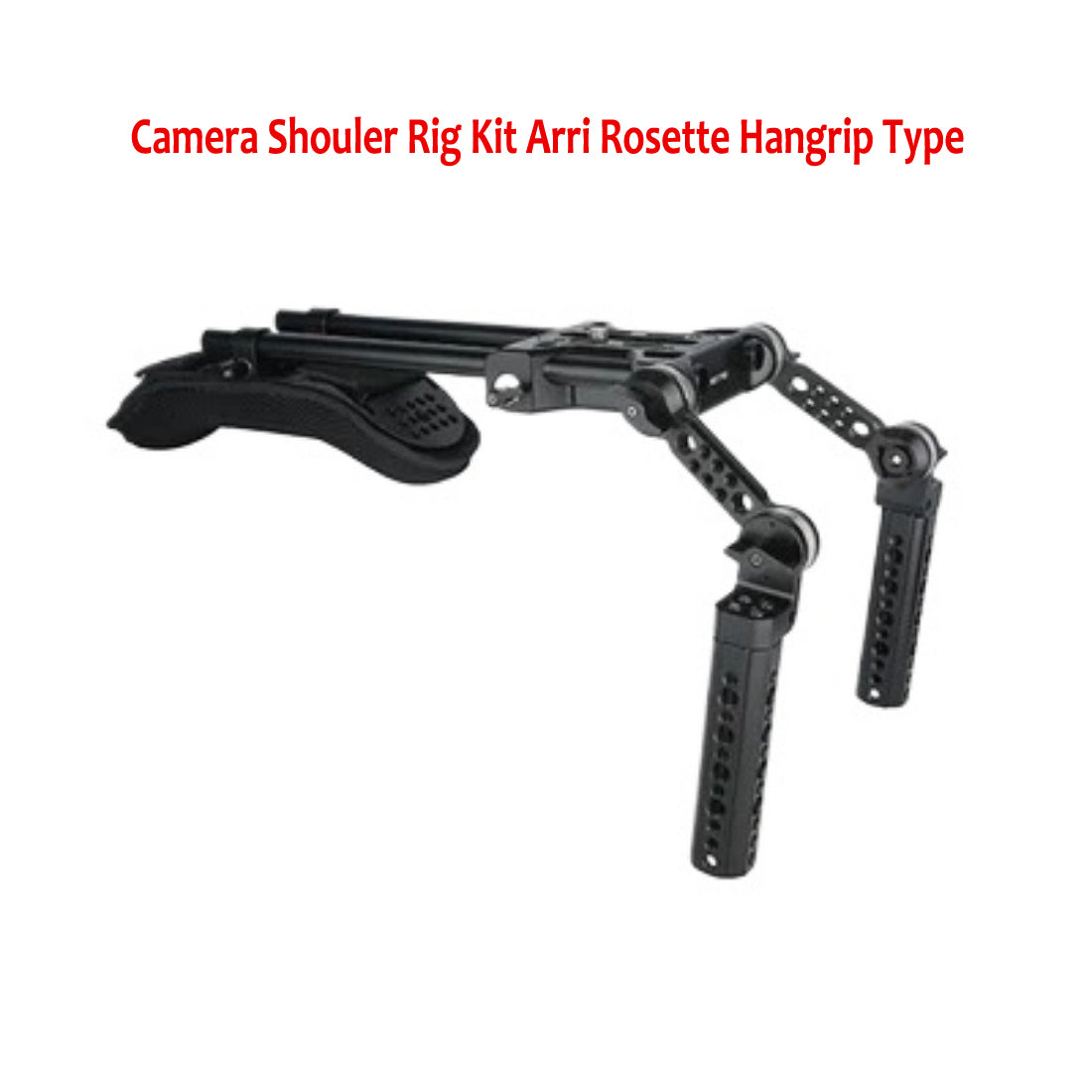 Professional Shoulder Rig Support Kit for Most DSLR Video Cameras Handheld Shoulder Mount Support Video Camera Anti-shake Stabilizer Kit for Vlogging Filmmaking Social Media Content Creation Outdoor Shooting