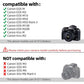 LP-E12 Dummy Battery AC Power Adapter Kit for Canon EOS M50 M200 camera dummy battery TOPCINE