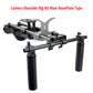 Professional Shoulder Rig Support Kit for Most DSLR Video Cameras Handheld Shoulder Mount Support Video Camera Anti-shake Stabilizer Kit for Vlogging Filmmaking Social Media Content Creation Outdoor Shooting
