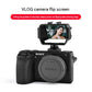 Vlog Selfie Mirror Flip Screen for Mirrorless Camera for Sony Fujifilm Canon Nikon Panasonic Cameras TOPCINE