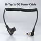 D-Tap to Locking DC 5.5×2.5mm Power Cable for Camera & V-Mount Battery camera cable TOPCINE