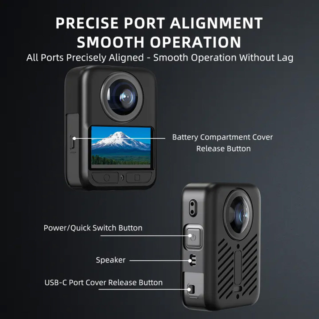 Silicone Protective Case Anti-Scratch Shockproof Soft Shell High Quality Protector Lens Cover Sleeve for DJI Osmo 360/360II Camera Accessories