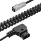 Topcine DTap to BMPCC 4K 6K Pro Coiled Power Cable Suitable for Blackmagic Pocket Cinema Camera and Gold Mount V Battery camera cable TOPCINE
