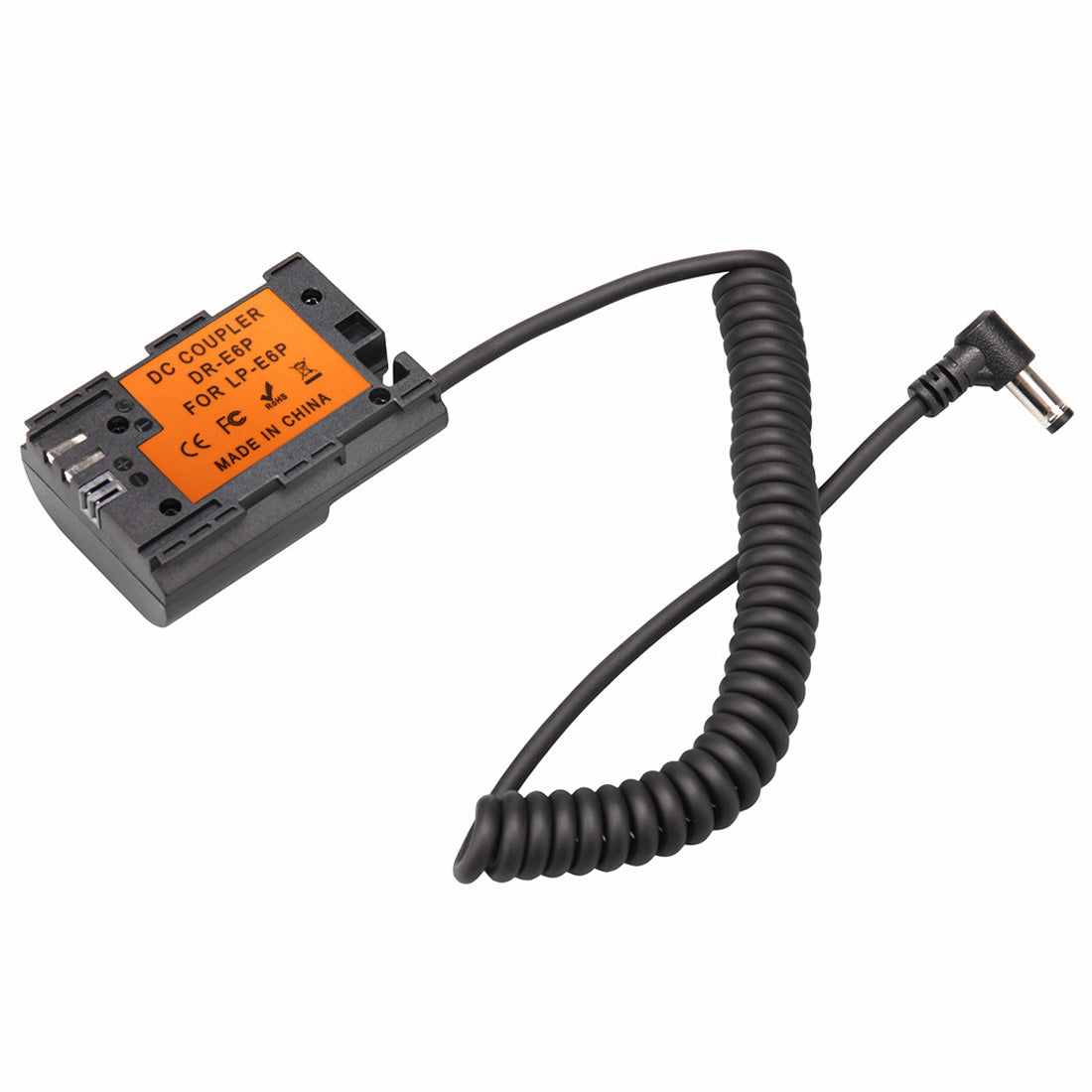 Topcine D-Tap Power Supply Cable LP-E6 Dummy Battery Compatible with Canon EOS 5DMark II 5DMark III 5DMark IV 6D 60D 6DMark II 7DMark II 70D 80D 90D 5DSR EOS R R5 R6 Cameras camera dummy battery TOPCINE