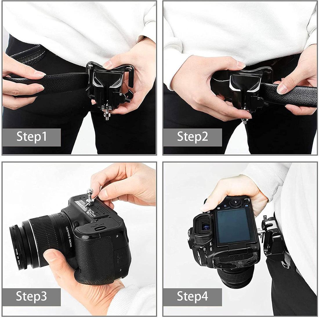 Camera Waist Belt Holder Camera Belt Clip 10KG Fast Loading for DSLR Camera Topcine Official Store