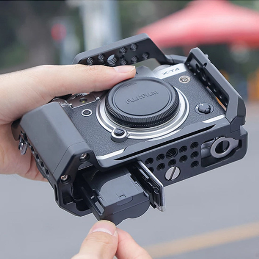 XT4 Camera Cage,Premium Closed Security Cage for Fujifilm XT4 Camera camera cage TOPCINE