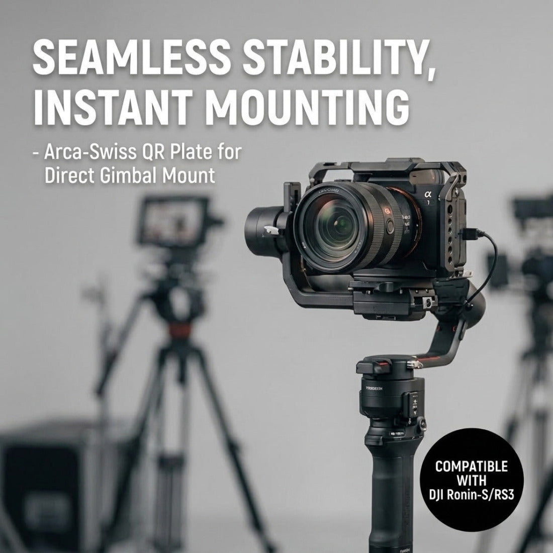 A7R6 Camera Cage for Sony Alpha 7R VI Camera with Arca Base NATO Chute camera cage TOPCINE