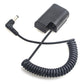 D-Tap to DMW-BLF19 Dummy Battery Adapter Cable For Panasonic DMC GH3 GH4 GH5 GH5S GH6 Cameras dummy battery TOPCINE
