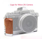 Wooden L Grip Camera Cage for Nikon ZFC Camera with Cold Shoe Mount camera L plate TOPCINE