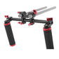 Camera Shoulder Rig Handgrip Kit with 4 Holes 15mm Clamp &15mm Rod TOPCINE