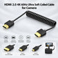 HDMI 2.0 Micro HDMI Cable 4K 60Hz Ultra Soft Coiled for Camera TOPCINE