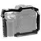 Topcine S5 II S5 IIX Camera Cage for Panasonic LUMIX S5 II / S5 IIX with NATO Rail 1/4 Inch 3/8 Inch Screw Holes and Cold Shoe Mount for Microphone and Light TOPCINE