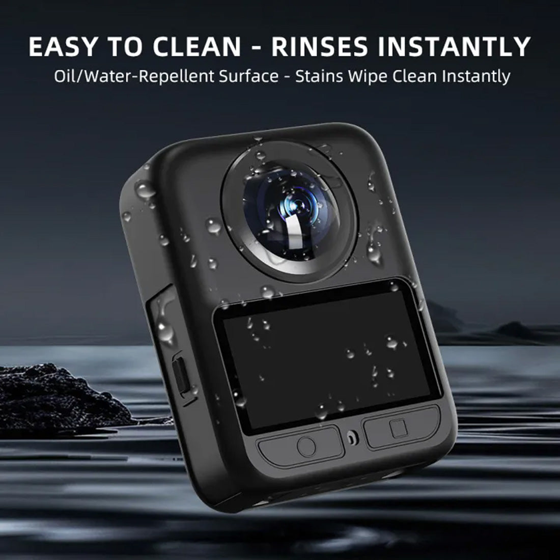 Silicone Protective Case Anti-Scratch Shockproof Soft Shell High Quality Protector Lens Cover Sleeve for DJI Osmo 360/360II Camera Accessories