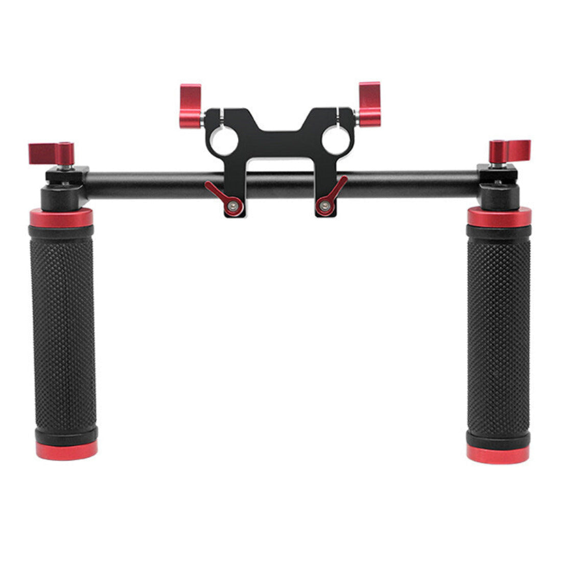 Camera Shoulder Rig Handgrip Kit with 4 Holes 15mm Clamp &15mm Rod TOPCINE