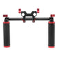 Camera Shoulder Rig Handgrip Kit with 4 Holes 15mm Clamp &15mm Rod TOPCINE