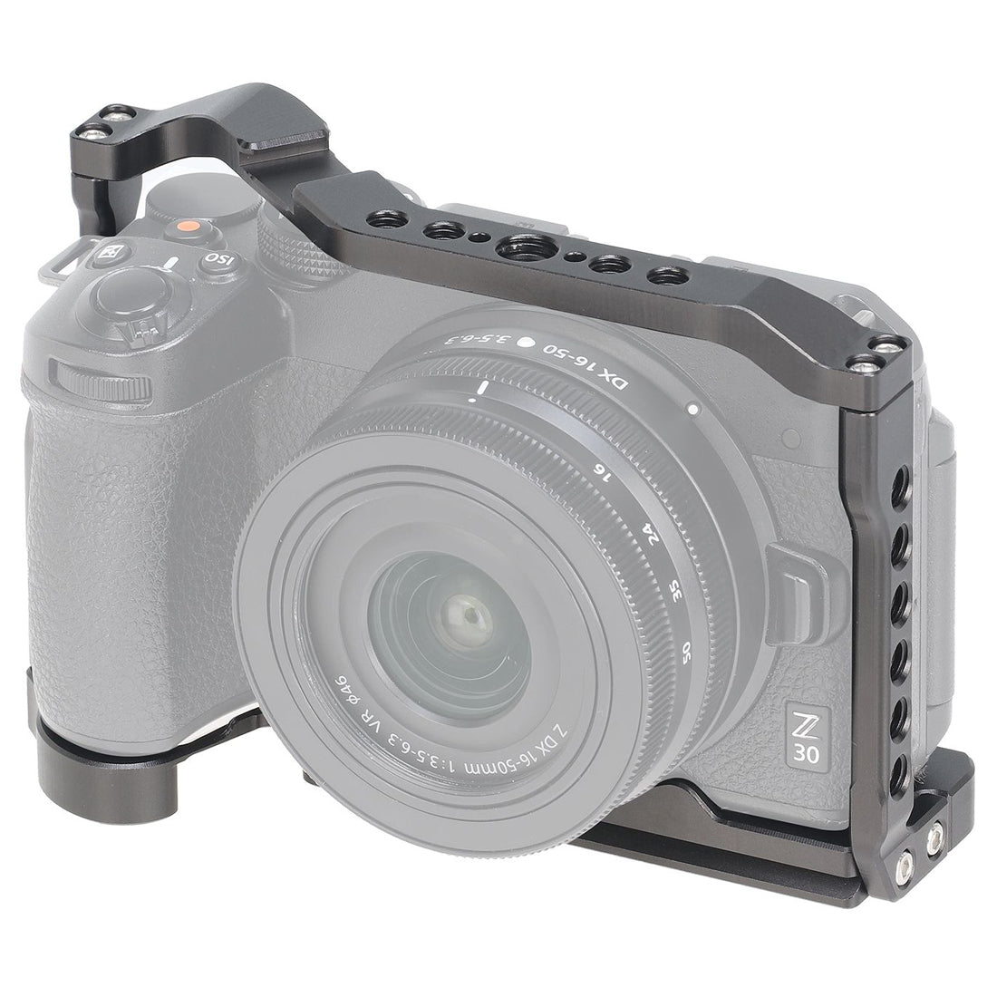Nikon Z30 Camera Cage with Arca-Swiss Base & Cold Shoe Mount camera cage TOPCINE