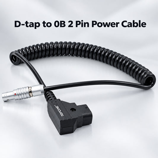 D-TAP to LEMO-Type 0B 2Pin Male Power Cable camera cable TOPCINE