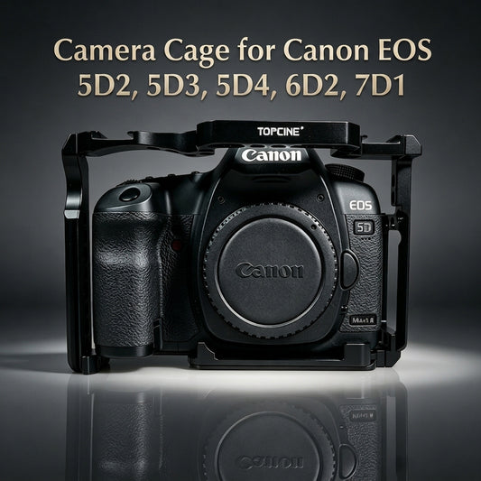 Topcine Camera Cage for Canon EOS 5D II/III/IV, 6D II/7DI camera cage TOPCINE Black